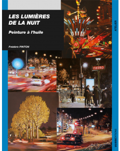 Les lumières de la nuit : Peinture à l'huile